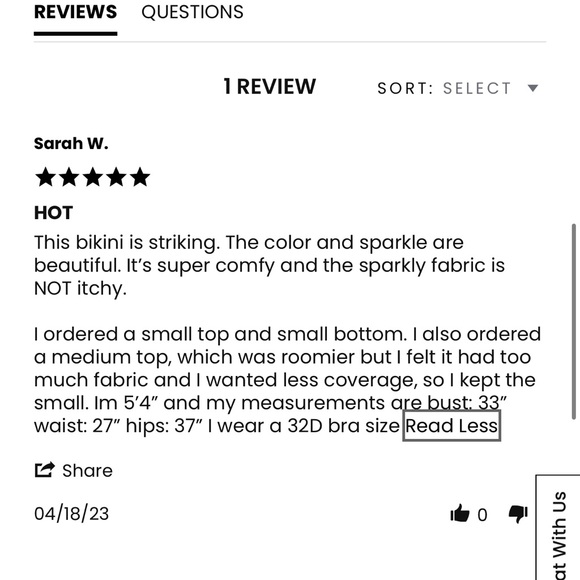 PacSun Darya Lurex Bikini in Eco Brown, Size Sm (bottom) & M (top), NWT! - Picture 8 of 9